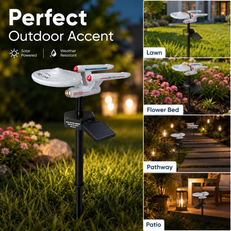 Smart Garden Lighting System - Lámpara Solar para Jardín con Forma