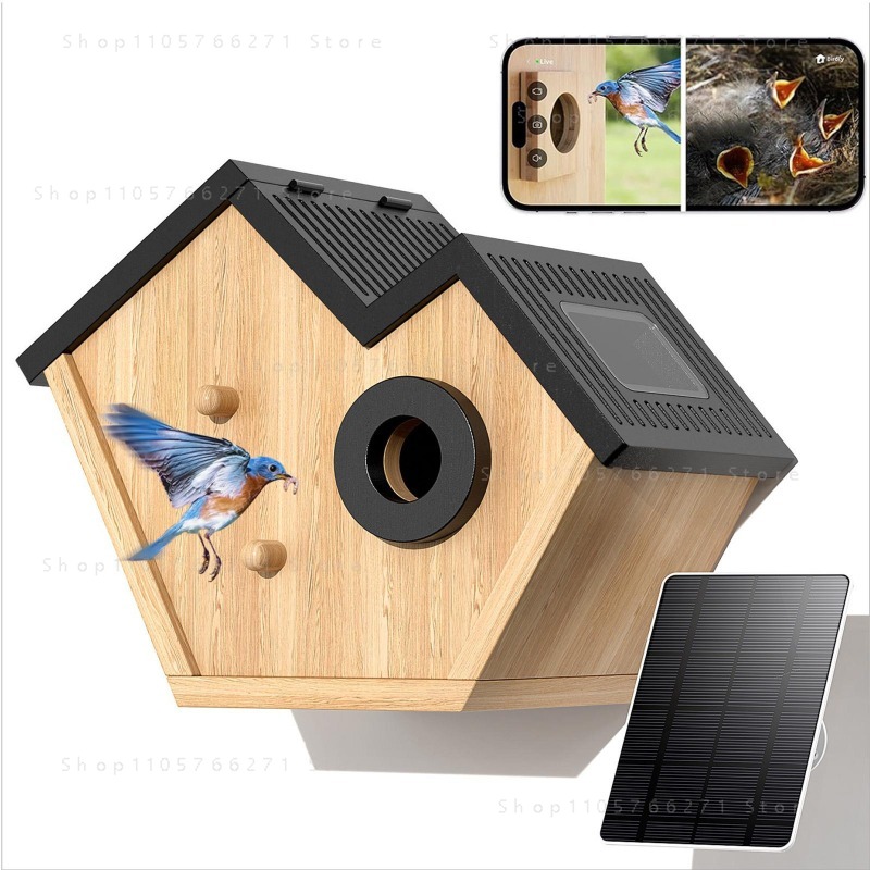 Smart Garden Box - Casa para Pájaros Inteligente con Cámara,