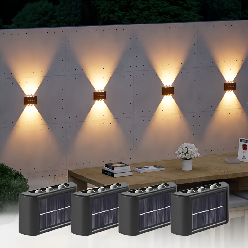 Smart Garden Lighting System - Lámpara Solar LED para Exteriores, Impermeable,