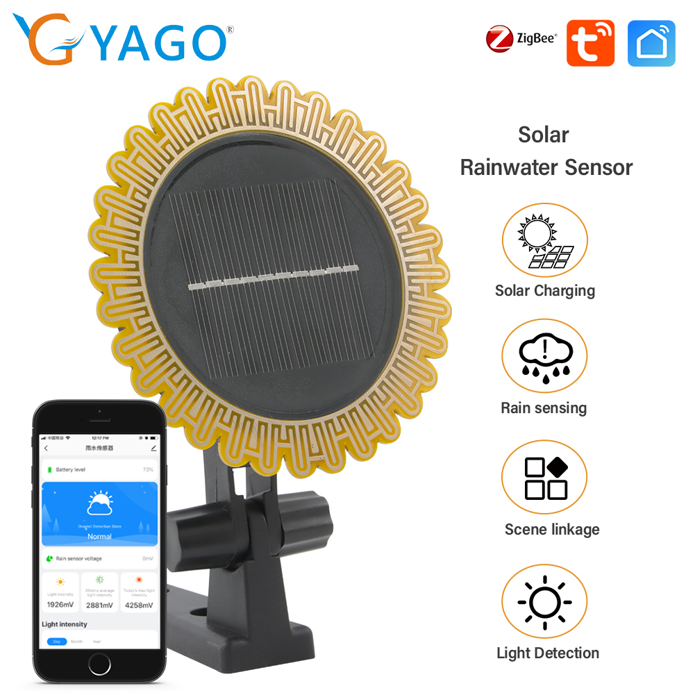 Smart Garden Zigbee - Tuya Zigbee Sensor Solar de luz