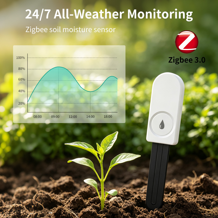 Smart Garden Zigbee - Sensor Inteligente de Humedad del Suelo