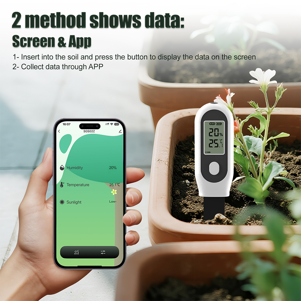 Smart Garden Zigbee - Medidor de Suelo 3 en 1