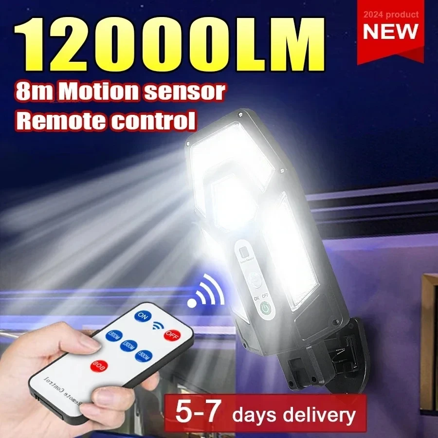 Smart Garden Lighting System - Potente lámpara Solar de pared de