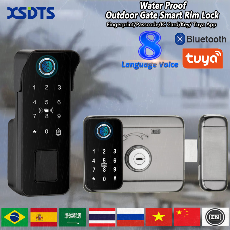 Smart Garden Door Lock - Cerradura de puerta inteligente a prueba