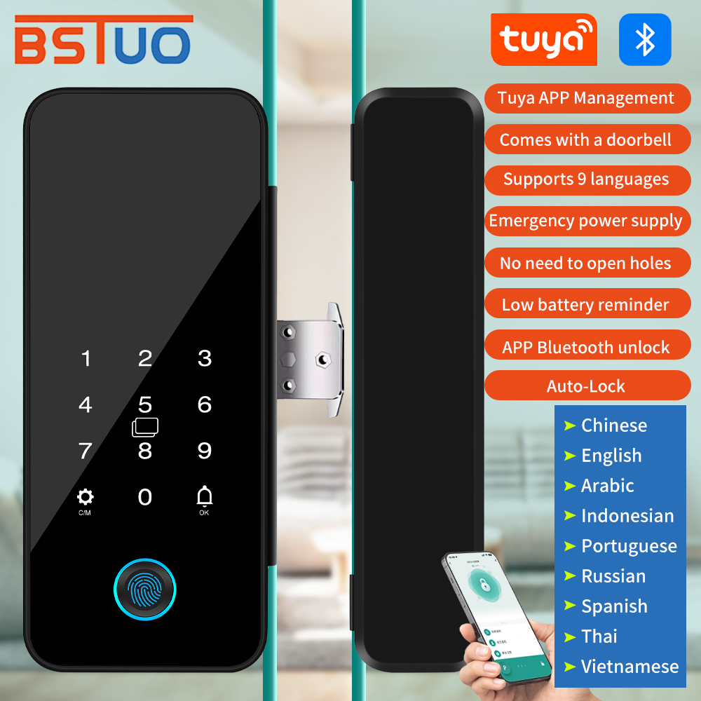 Smart Garden Door Lock - Cerradura de puerta de vidrio inteligente