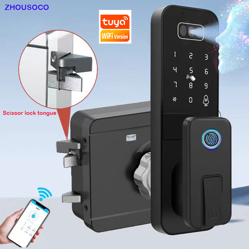 Smart Garden Door Lock - Cerradura de puerta inteligente electrónica sin