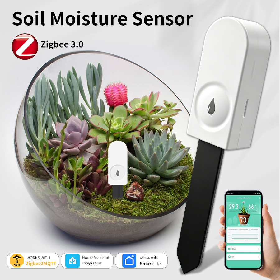 Sensor Inteligente de Humedad  - Smart Garden Zigbee reseña y precio