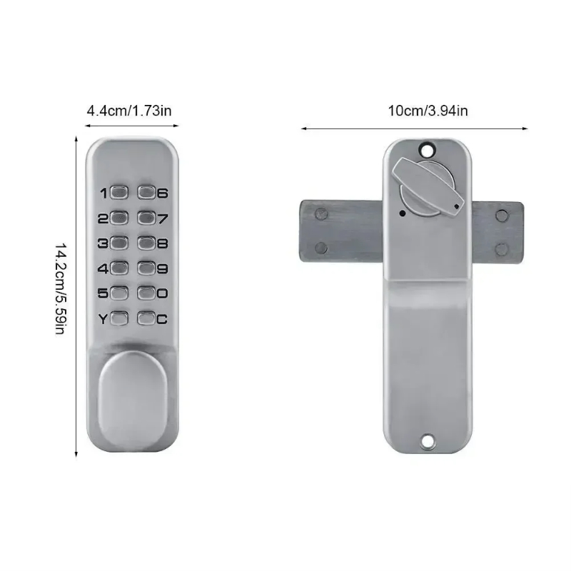 Cerradura exterior a prueba de - Smart Garden Door Lock reseña y precio