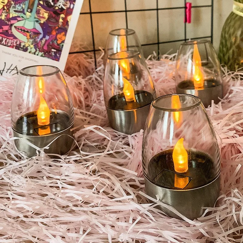Velas sin llama alimentadas po - Smart Garden Lighting System reseña y precio