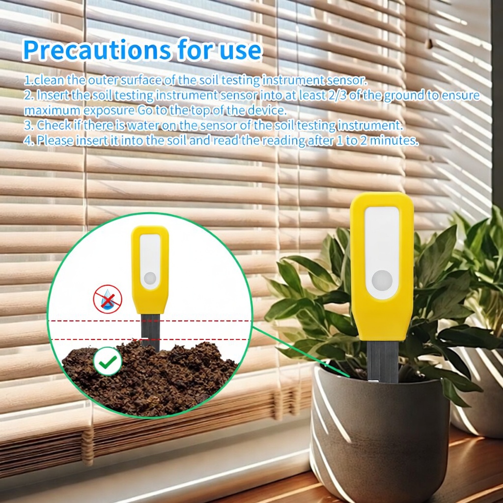 Monitor de Suelo WiFi Tuya, Se - Smart Garden Monitor reseña y precio