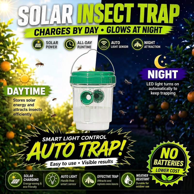 Trampas Solares para Moscas de - Smart Garden Lighting System reseña y precio