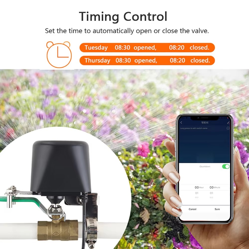 Válvula de agua Tuya Zigbee o  - Smart Garden Zigbee reseña y precio