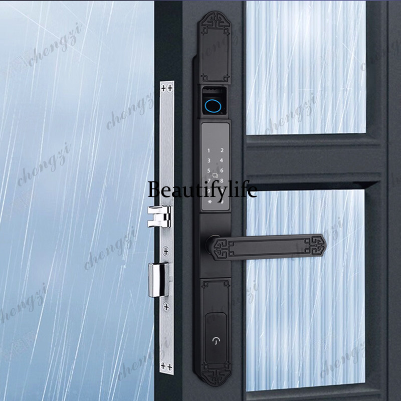 Cerradura inteligente de aleac - Smart Garden Door Lock reseña y precio