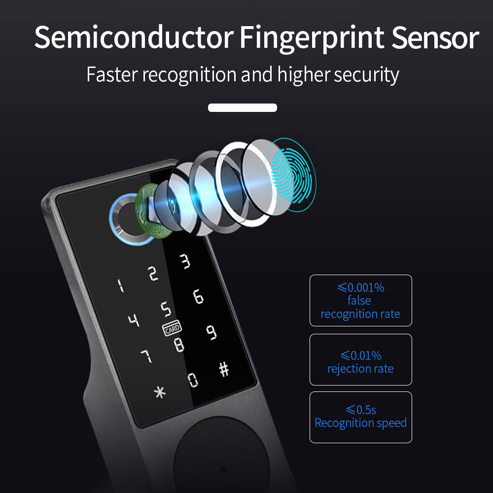 TUYA-cerradura de puerta intel - Smart Garden Door Lock reseña y precio