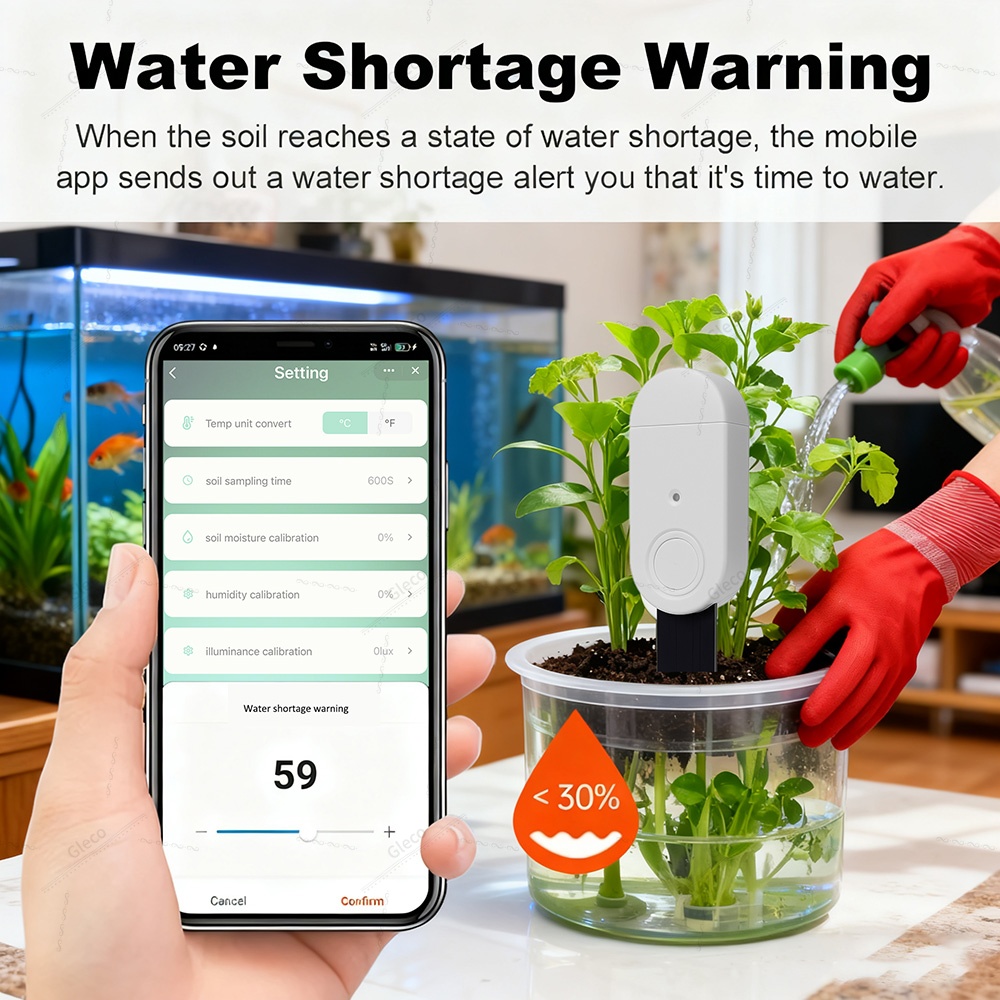 Sensor de Humedad, Temperatura - Smart Garden Zigbee reseña y precio