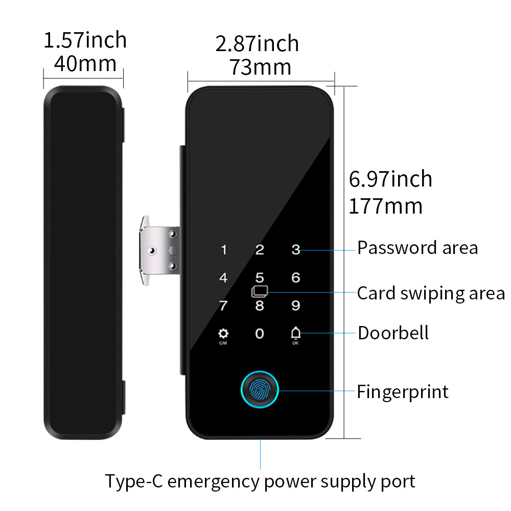 Tuya Smart Life-cerradura de p - Smart Garden Door Lock reseña y precio
