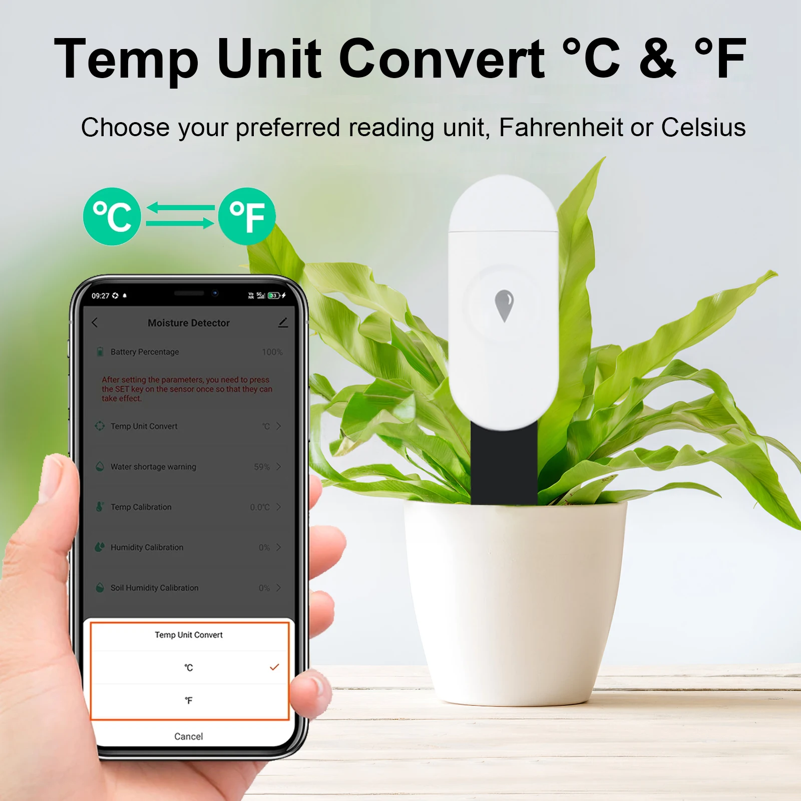 Tuya Zigbee-Detector de temper - Smart Garden Zigbee reseña y precio