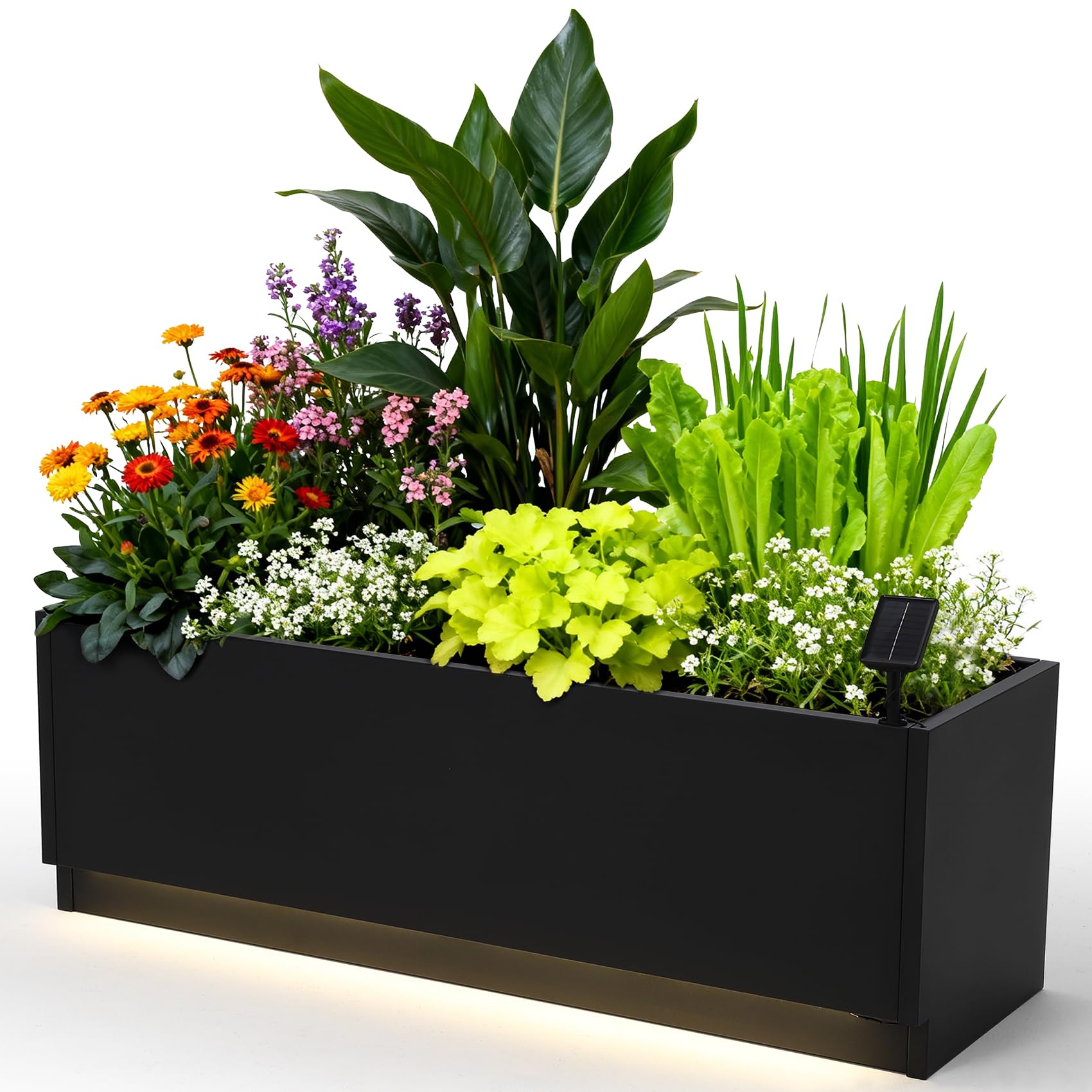 Jardinera Metálica LED de 47x1 - Smart Garden Box reseña y precio
