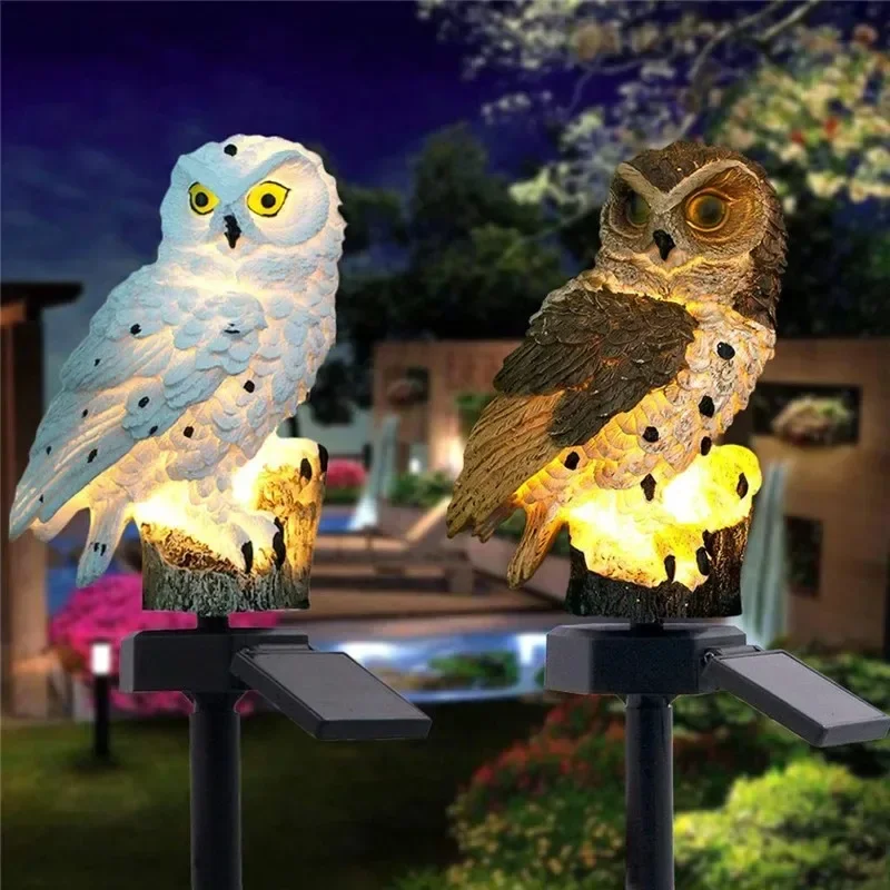Lámpara Solar con Forma de Búh - Smart Garden Lighting System reseña y precio