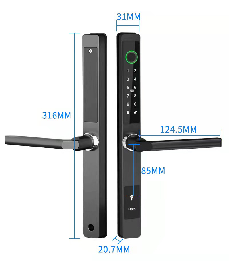 ZHDCOOKEY Cerradura Digital Bi - Smart Garden Door Lock reseña y precio