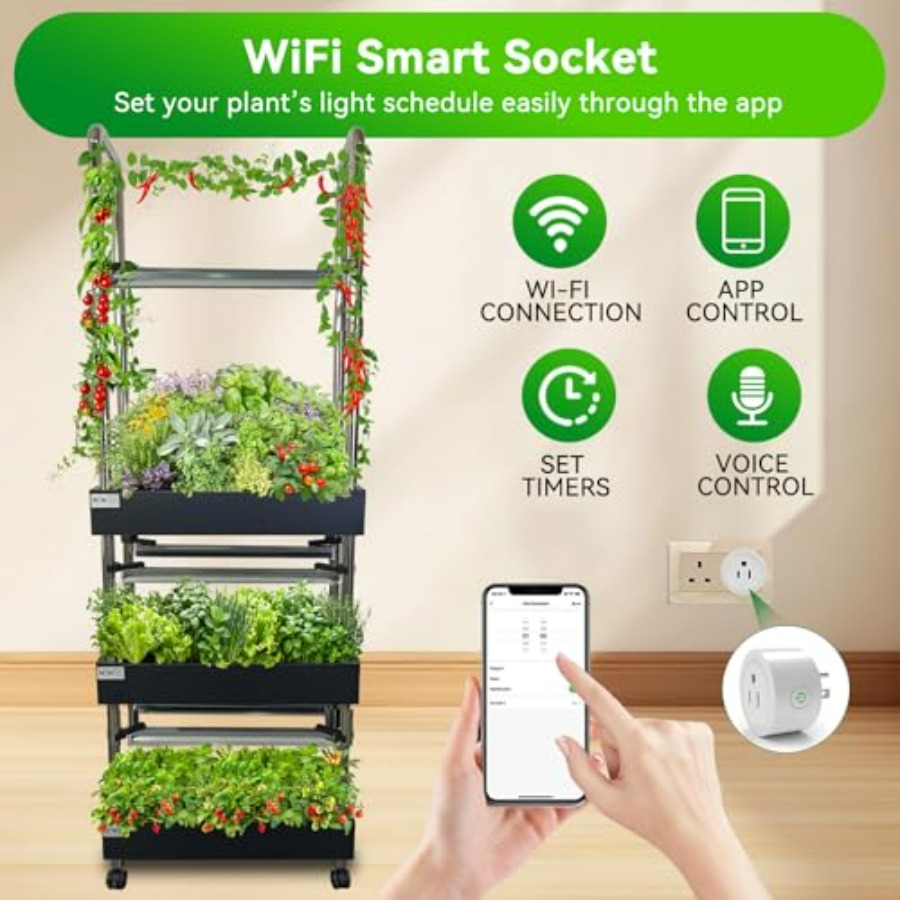 Sistema de cultivo hidropónico - Smart Garden Lighting System reseña y precio