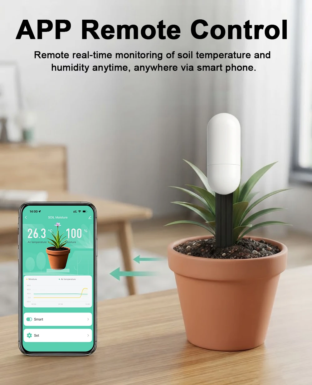 Detector de Humedad y Temperat - Smart Garden Zigbee reseña y precio