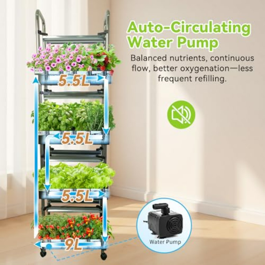 Sistema de cultivo hidropónico - Smart Garden Lighting System reseña y precio