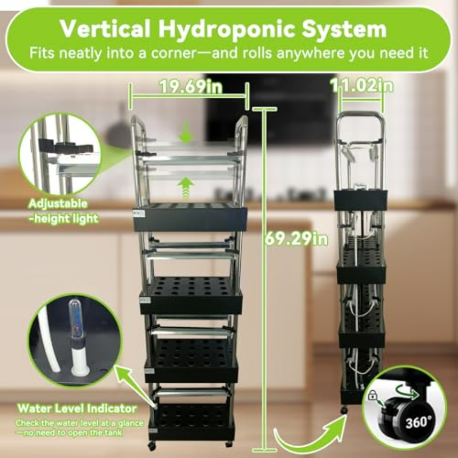 Sistema de cultivo hidropónico - Smart Garden Lighting System reseña y precio