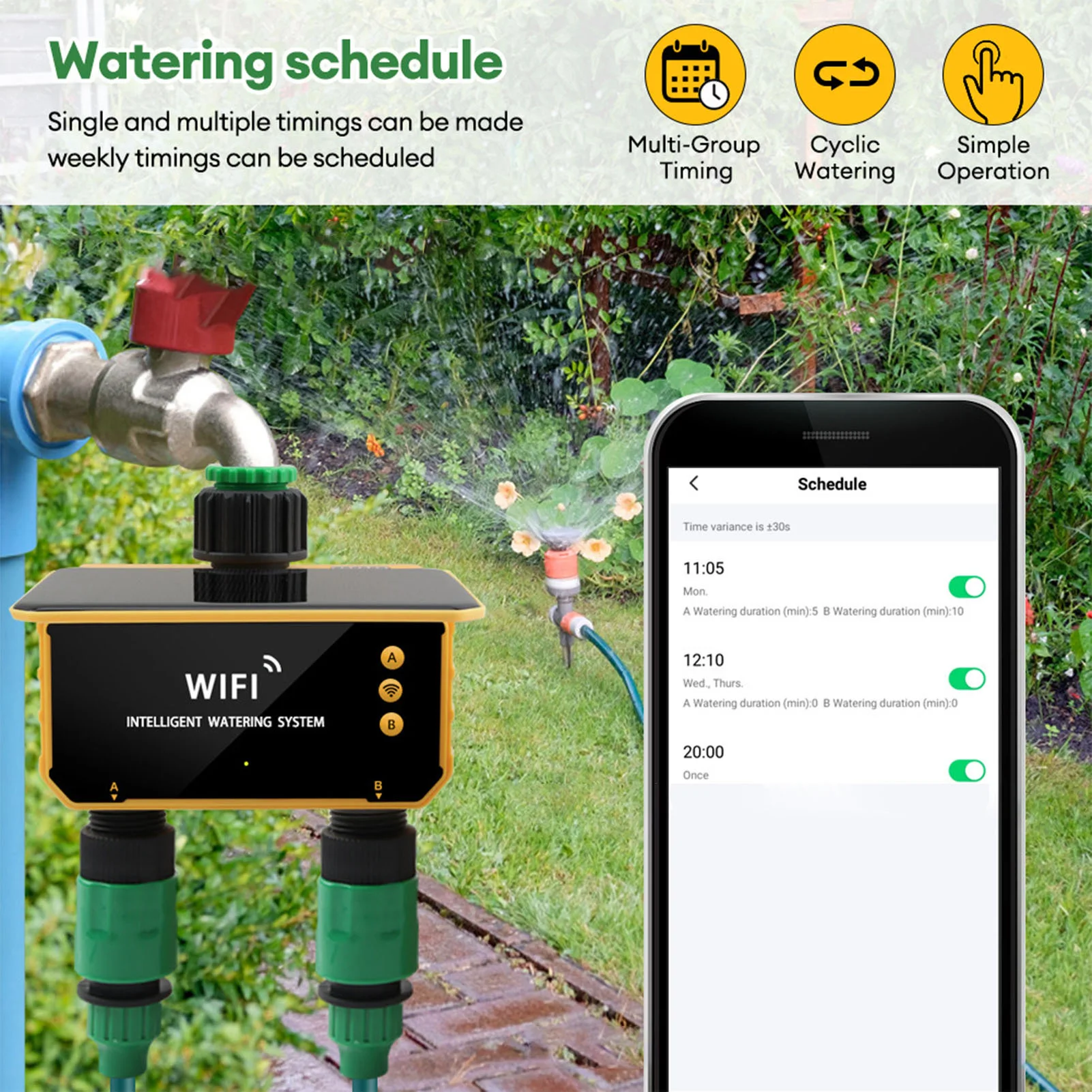 Temporizador de Riego Intelige - Smart Garden Usa reseña y precio