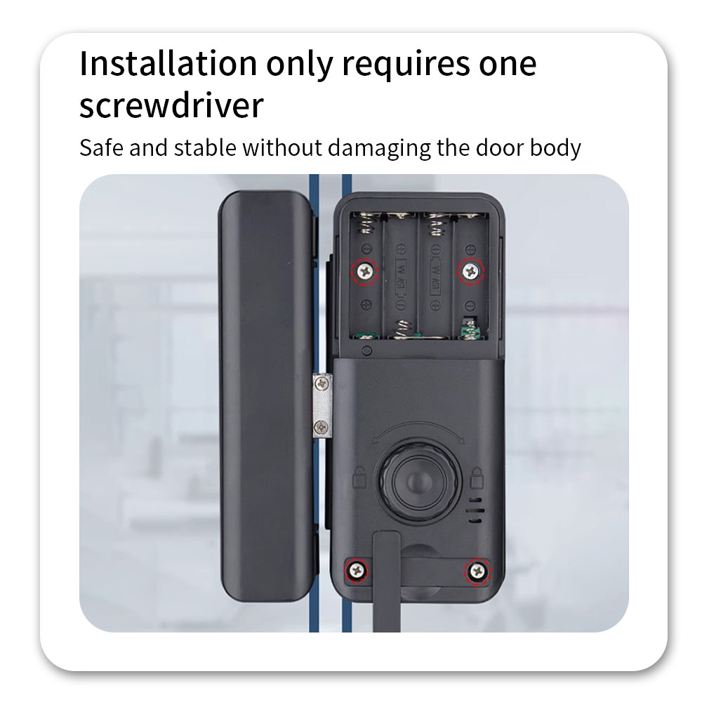 Cerradura de puerta de vidrio  - Smart Garden Door Lock reseña y precio