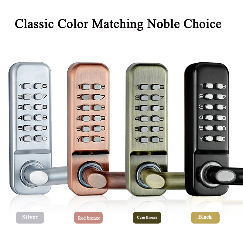 Cerradura mecánica sin llave c - Smart Garden Door Lock reseña y precio