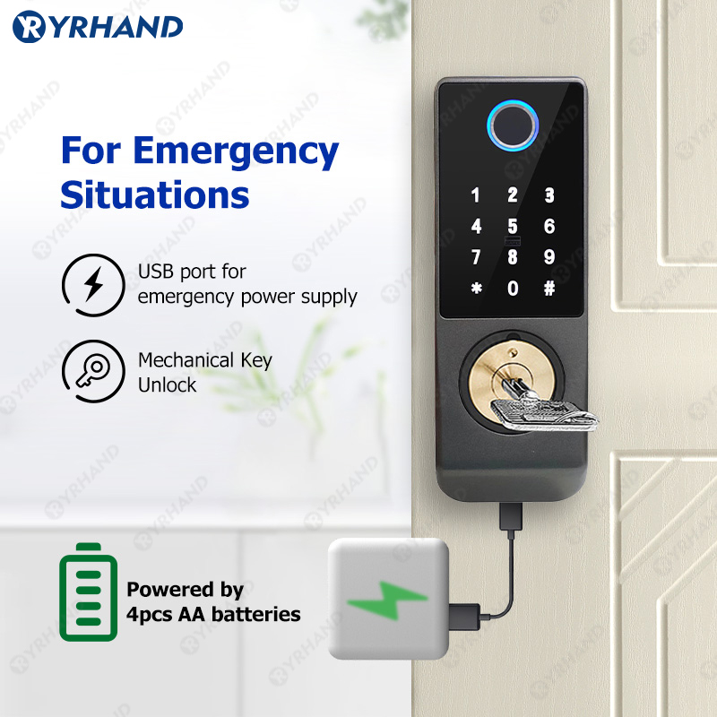 Tuya-cerradura inteligente con - Smart Garden Door Lock reseña y precio
