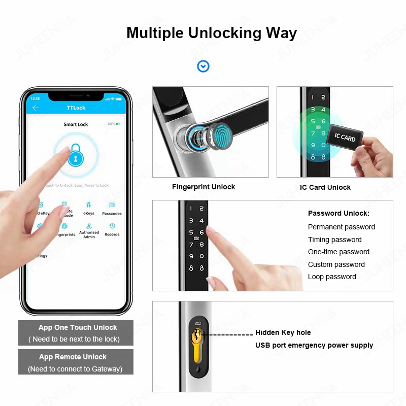 Cerradura inteligente de alumi - Smart Garden Door Lock reseña y precio
